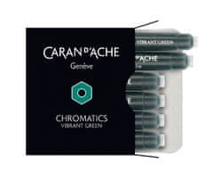 Caran´d Ache Atramentové bombičky "Chromatics", zelená Vibrant Green, 8021.210