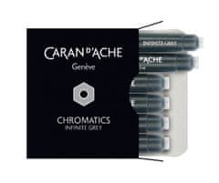 Caran´d Ache Atramentové bombičky "Chromatics", sivá Infinite Grey Blue, 8021.005