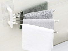 Sobex Kúpeľňový držiak na uteráky otočný háčik