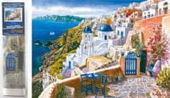 Diamantové malování Santorini - 30x40cm