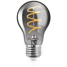 LUMILED 6x LED žiarovka E27 A60 6W = 50W 660lm 2200K Teplá biela 360° Filament SMOKY