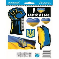 Avisa Samolepiace dekory i love ukraine