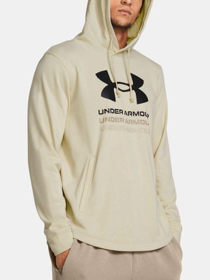 Under Armour Mikina UA Rival Terry Graphic Hood-BRN