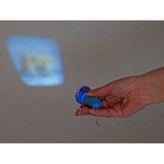 JOKOMISIADA Ručný projektor baterka Zvieratká Safari, modrá