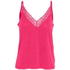 Vero Moda Dámske tielko VMIMILA Regular Fit 10307232 Raspberry Sorbet (Veľkosť M)