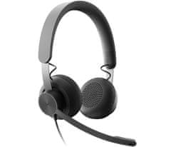 Logitech Náhlavná sada ZONE WIRED - GRAPHITE _