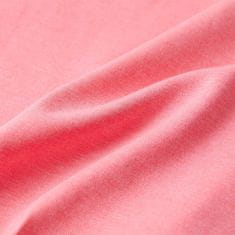 Vidaxl Detské tričko žiarivé fluorescenčné ružové 104
