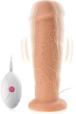 XSARA Obrovský penis 6cm průměr vibrační dildo vibrátor na přísavce na dálkové ovládání - 10 funkcí - 74293771