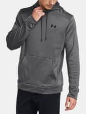 Under Armour Mikina UA Armour Fleece Hoodie-GRY XXL