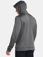 Under Armour Mikina UA Armour Fleece Hoodie-GRY XXL