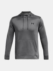 Under Armour Mikina UA Armour Fleece Hoodie-GRY XXL