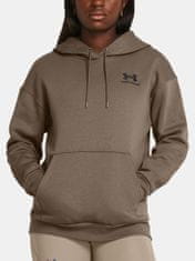 Under Armour Mikina Essential Fleece Hoodie-BRN XS