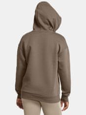 Under Armour Mikina Essential Fleece Hoodie-BRN XS