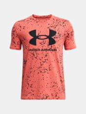 Under Armour Tričko UA SPORSTYLE LOGO AOP SS-PNK XS