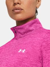 Under Armour Mikina Tech 1/2 Zip- Twist-PNK S