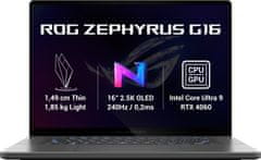 ASUS ROG Zephyrus G16 (2024) GU605 (GU605MV-NEBULA082W), šedá