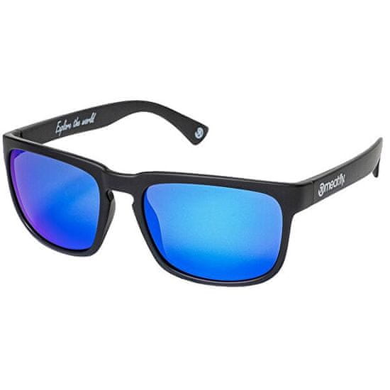 MEATFLY Polarizačné slnečné okuliare Gammy Black Matt/Blue