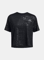 Under Armour Tričko Vanish Energy Emboss Crop SS-BLK XS