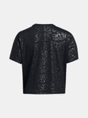 Under Armour Tričko Vanish Energy Emboss Crop SS-BLK XS