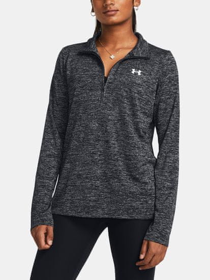 Under Armour Tričko Tech 1/2 Zip- Twist-BLK