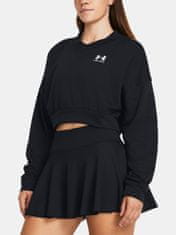 Under Armour Mikina UA Rival Terry OS Crop Crw-BLK S