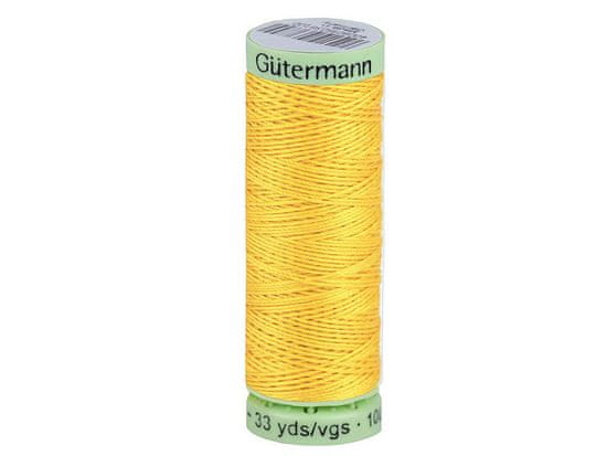 Gutermann Polyesterové nite Gütermann Jeans návin 30 m - žltá svetlá