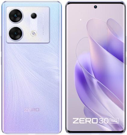 Infinix Infinix Zero 30 5G technologie NFC bezkontaktní platby velký dispelj velkokapacitní baterie moderní mobilní dotykový telefon smartphone infinix 5G připojení 5G internet 5G připojení prémiový smartphone Bluetooth slot na paměťové karty Wi-Fi MediaTek Dimensity 8020 OS Android 13 Bluetooth wifi dlouhá výdrž skvělý fotoaparát amoled displej fm rádio 6.78 AMOLED velký displej FullHD+ rozlišení 68W rychlonabíjení 144Hz obnovovací frekvence výkonný chytrý telefon