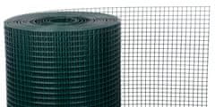 Pletivo GARDEN PVC 1000/12,7x12,7/1,2 mm, zelené, RAL 6005, štvorhranné, záhradné, chovateľské, bal. 5 m