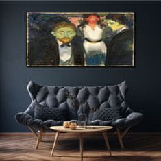 COLORAY.SK Obraz Canvas Žiarlivosť Edvard Munch 140x70 cm