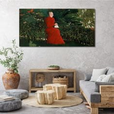 COLORAY.SK Obraz Canvas Žena stromy kríkov 140x70 cm