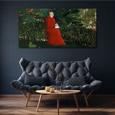 COLORAY.SK Obraz Canvas Žena stromy kríkov 140x70 cm