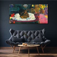 COLORAY.SK Obraz Canvas Abstrakcie domorodcov Gauguin 140x70 cm