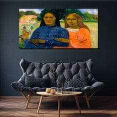 COLORAY.SK Obraz Canvas Dve ženy Paul Gauguin 140x70 cm