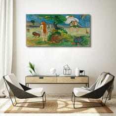 COLORAY.SK Obraz Canvas Le Paradis Perdu Gauguin 120x60 cm