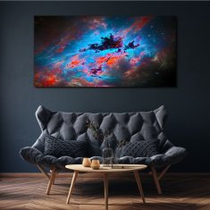 COLORAY.SK Obraz Canvas priestor galaxie 140x70 cm