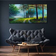 COLORAY.SK Obraz Canvas lesné strom voľne žijúcich živočíchov 140x70 cm