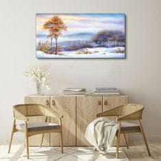 COLORAY.SK Obraz Canvas Zimný maľba stromov 120x60 cm