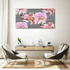COLORAY.SK Obraz Canvas Orchidea kvetinové pruhy 120x60 cm