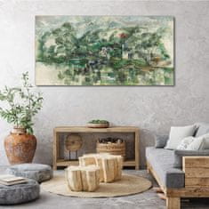 COLORAY.SK Obraz Canvas Na vode Edge Cézanne 140x70 cm