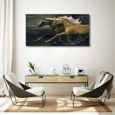 COLORAY.SK Obraz canvas Abstrakcie zvierat Kone 120x60 cm