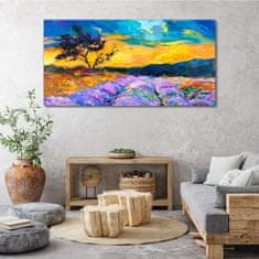 COLORAY.SK Obraz na plátne Strom Nebo Západ slnka 140x70 cm