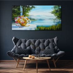 COLORAY.SK Obraz canvas Príroda jazera prírody 140x70 cm