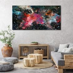 COLORAY.SK Obraz canvas Abstrakcie Cosmos Hviezdy 140x70 cm