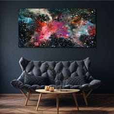 COLORAY.SK Obraz canvas Abstrakcie Cosmos Hviezdy 140x70 cm