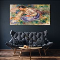 COLORAY.SK Obraz na plátne Abstrakcie žena tráva 140x70 cm