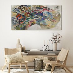 COLORAY.SK Skleneny obraz Abstrakcie wasilij kandinsky 120x60 cm