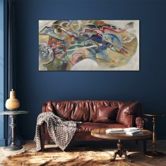 COLORAY.SK Skleneny obraz Abstrakcie wasilij kandinsky 120x60 cm
