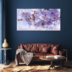 COLORAY.SK Skleneny obraz Maľovanie vetiev kvety 120x60 cm