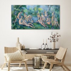 COLORAY.SK Sklenený obraz Kúpanie paul cézanne 120x60 cm