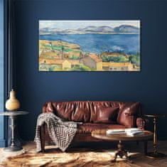 COLORAY.SK Sklenený obraz Záliv marseille cézanne 120x60 cm